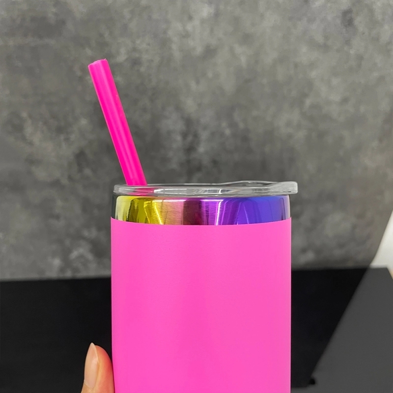 25 Pack USA Warehouse Powder Coated 20oz Rainbow Plated Speaker Bluetooth Music Tumbler 20 oz Stainless Steel Cup for Laser Engraving