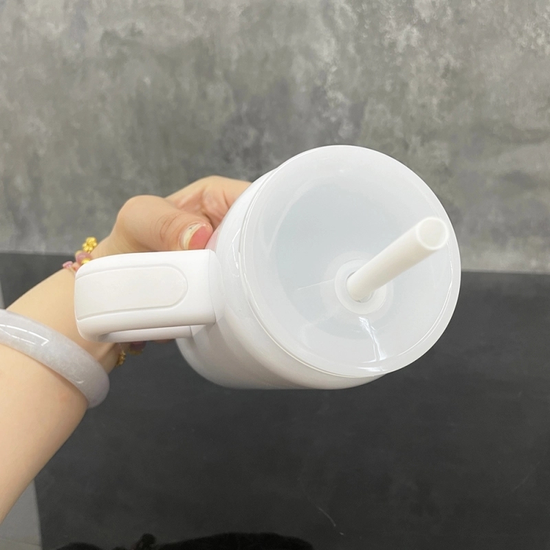 25 Pack USA Warehouse 16oz Blank Sublimation Cup Glossy White Color Stainless Steel Can with Handle for UV DTF Wraps
