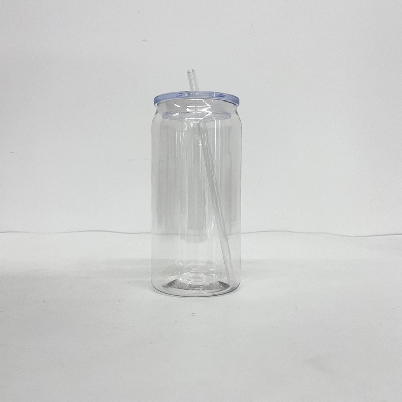 50 Pack USA Warehouse 20oz Libby Style Acylic Plastic Cup With Plastic Lids for Uv Dtf Wraps