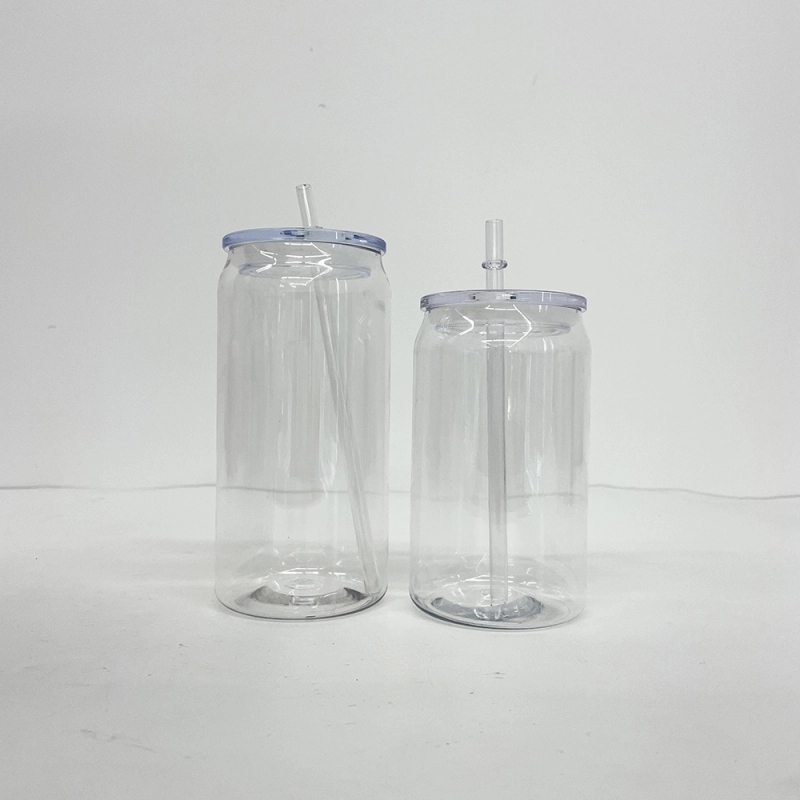 50 Pack USA Warehouse 20oz Libby Style Acylic Plastic Cup With Plastic Lids for Uv Dtf Wraps