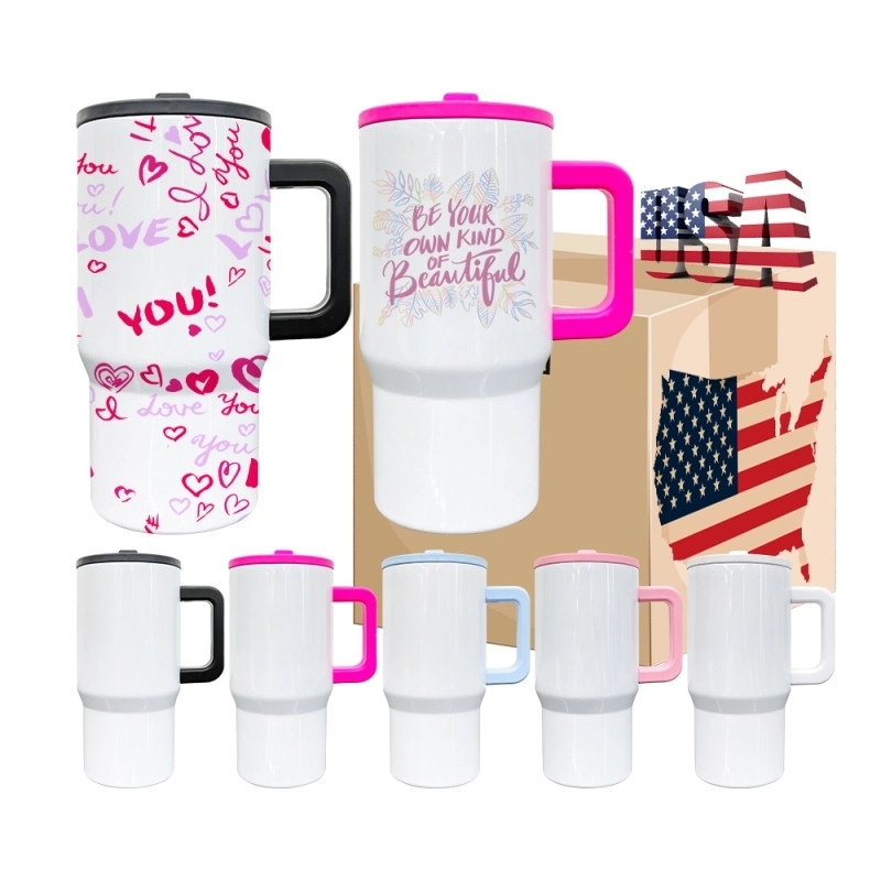 25 Pack USA Warehouse White 20oz Kids Blank Sublimation Stainless Steel Tumblers 20 oz Cup with Leak Proof Straw Lids