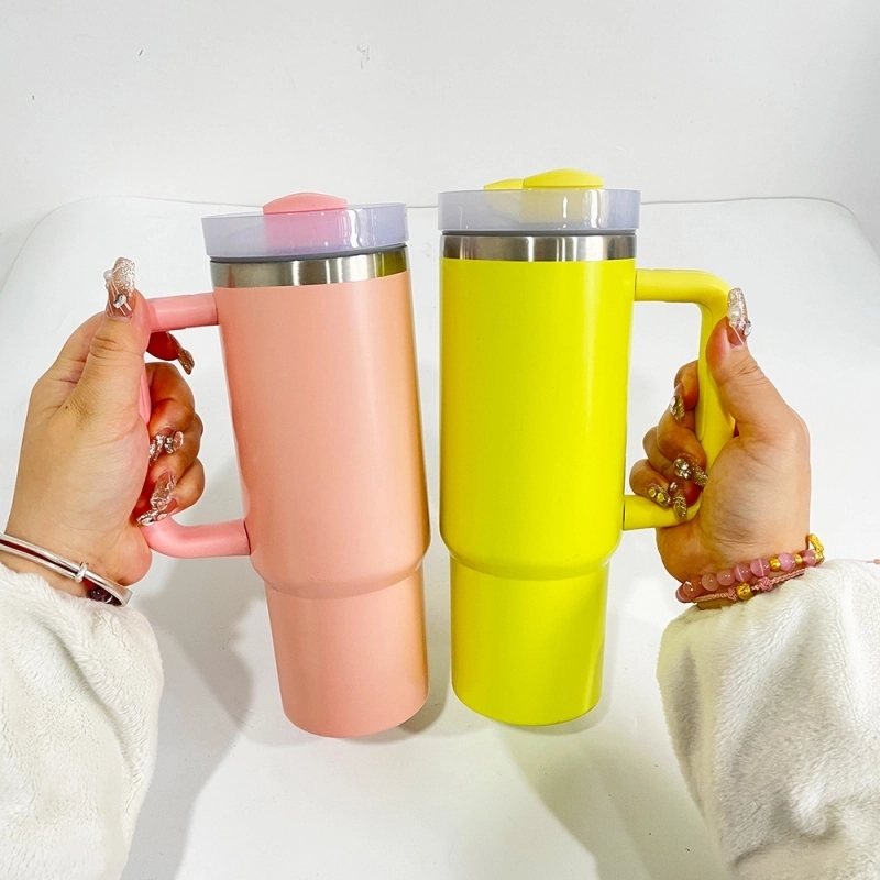 20 Pack USA Warehouse H2.0 30oz Macaron Rainbow Mix Colors Blank Sublimation Quencher Tumbler 30 oz Stainless Steel Cup