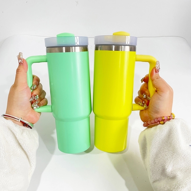20 Pack USA Warehouse H2.0 30oz Macaron Rainbow Mix Colors Blank Sublimation Quencher Tumbler 30 oz Stainless Steel Cup