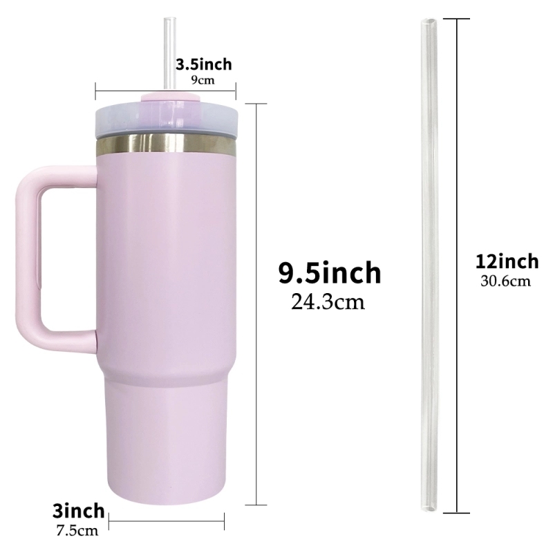 20 Pack USA Warehouse H2.0 30oz Macaron Rainbow Mix Colors Blank Sublimation Quencher Tumbler 30 oz Stainless Steel Cup