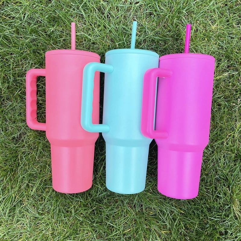 25 Pack USA Warehouse Blank Sublimation H3.0 40oz Travel Mugs  40 oz Stainless Steel Tumbler