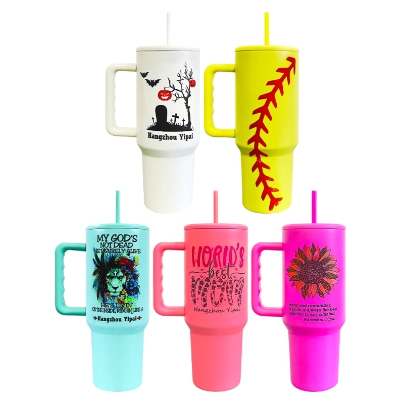25 Pack USA Warehouse Blank Sublimation H3.0 40oz Travel Mugs  40 oz Stainless Steel Tumbler