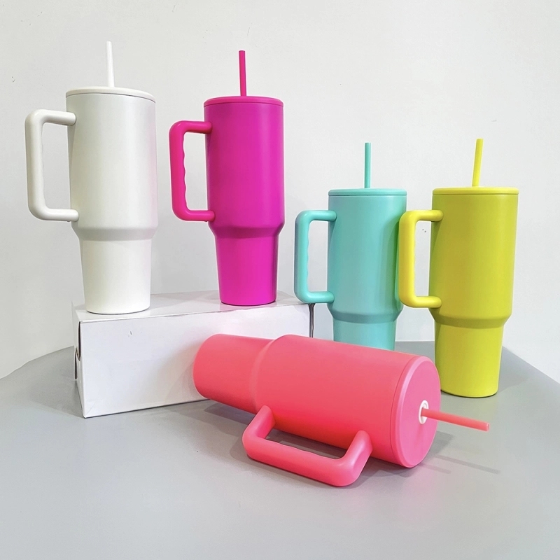 25 Pack USA Warehouse Blank Sublimation H3.0 40oz Travel Mugs  40 oz Stainless Steel Tumbler