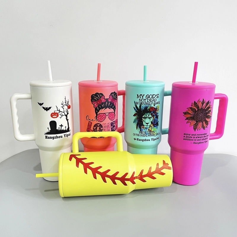 25 Pack USA Warehouse Blank Sublimation H3.0 40oz Travel Mugs 40 oz Stainless Steel Tumbler