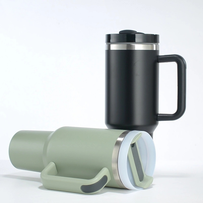 25 Pack USA Warehouse 30oz H2.0 Powder Coat Stanley Quencher Tumblers 30 oz Stainless Steel Cup for Laser Engrabing
