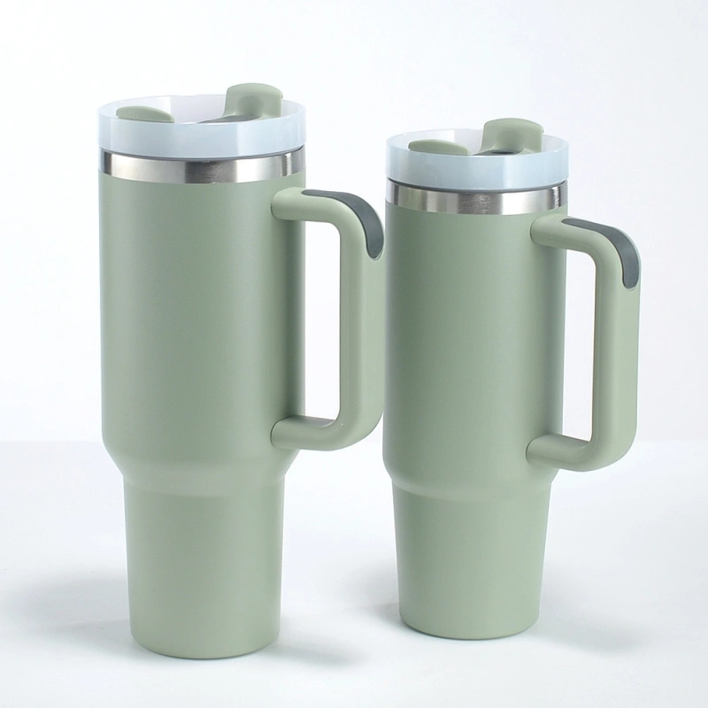 25 Pack USA Warehouse 30oz H2.0 Powder Coat Stanley Quencher Tumblers 30 oz Stainless Steel Cup for Laser Engrabing