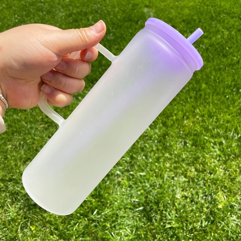 25 Pack USA Warehouse 20oz Clear Frosted Straight Beverage Mugs 20 oz Tumbler Cup For Sublimation And UV DTF Wraps