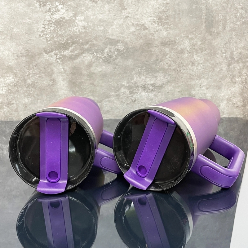 20 Pack USA Warehouse 40oz Power Coated Sliver Plated Dreamy Purple Color Tumblers 40 oz Stainless Steel Cup for Laser Engraving