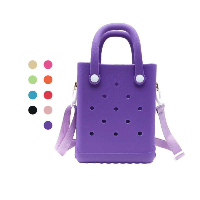 EVA Mini Rubber Summer Tote Bag,Waterproof Storage Bag