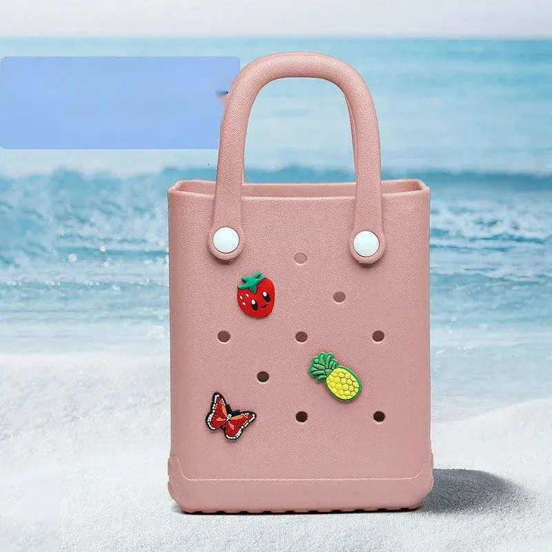EVA Mini Rubber Summer Tote Bag,Waterproof Storage Bag