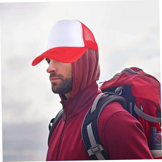 Blank Baseball Caps for Sublimation Polyester Fiber Light Cap Man Bulk