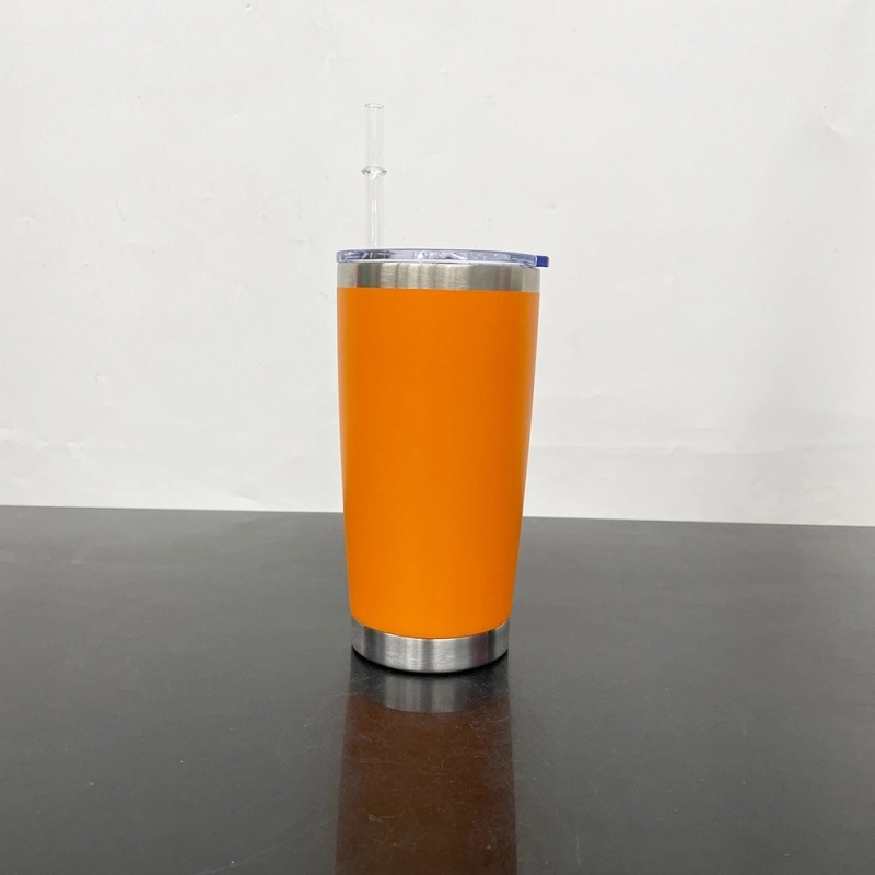 25 Pack USA Warehouse Yeti Power Coated 20oz Tumbler 20 oz Stainless Steel Cup for Laser Engraving