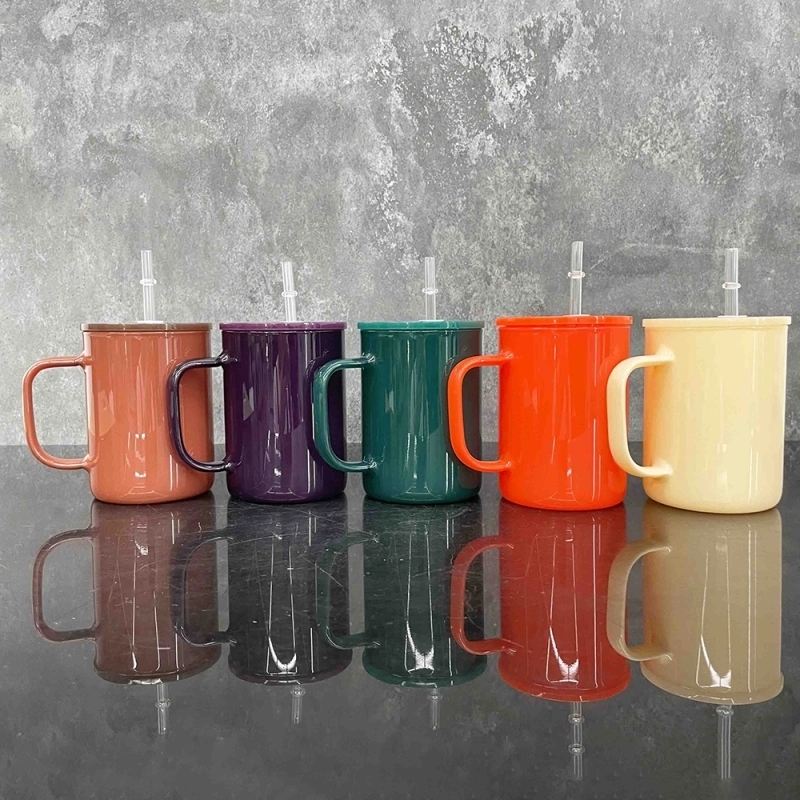 25 Pack USA Warehouse 17oz Blank Sublimation Glass Mugs for Coffee Hot Cocoa Pretty Warm Autumn Fall Winter Color Gass Cups for UV DTF Wraps