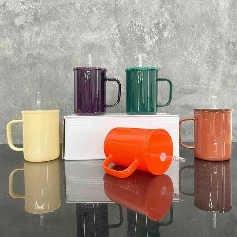 25 Pack USA Warehouse 17oz Blank Sublimation Glass Mugs for Coffee Hot Cocoa Pretty Warm Autumn Fall Winter Color Gass Cups for UV DTF Wraps