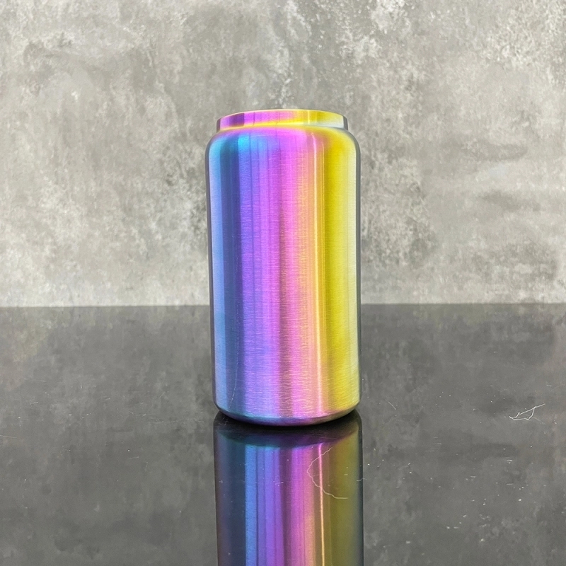 25 Pack USA Warehouse 16oz Rainbow Plated Vacuum Insulated Stainless Steel Can 16oz Stainless Steel Cup