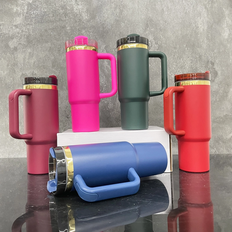 20 Pack USA Warehouse 30oz Mirror Gold Underneath Quencher Christmas Color Tumbler 30 oz Stainless Steel Cup for Laser Engraving