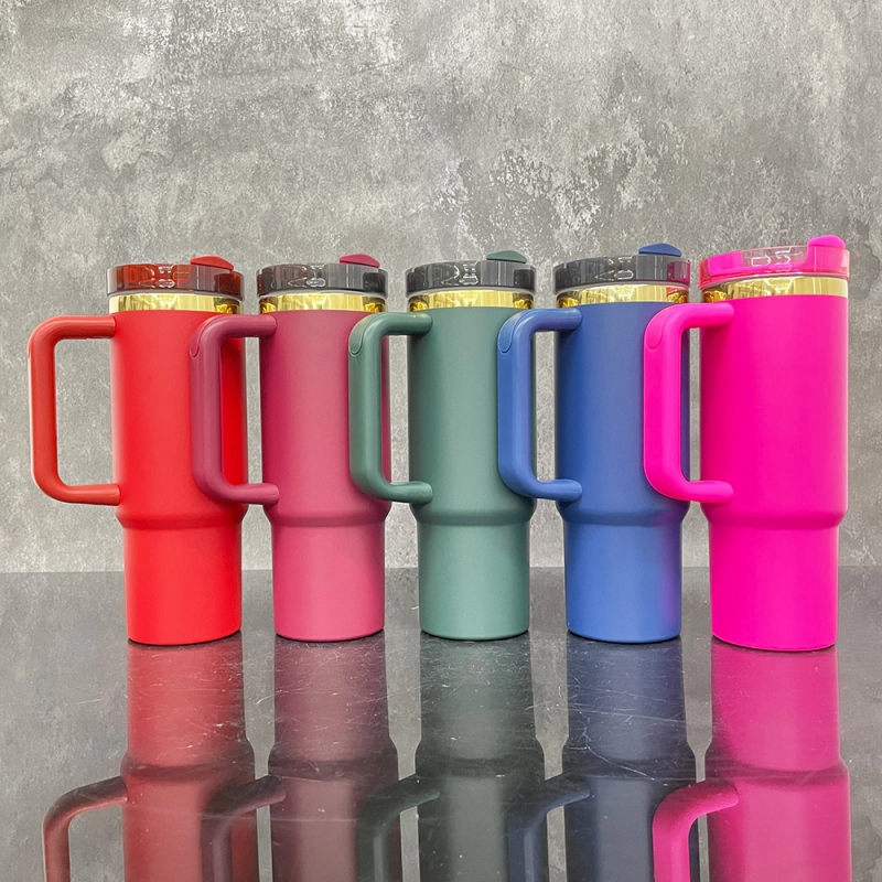 20 Pack USA Warehouse 30oz Mirror Gold Underneath Quencher Christmas Color Tumbler 30 oz Stainless Steel Cup for Laser Engraving