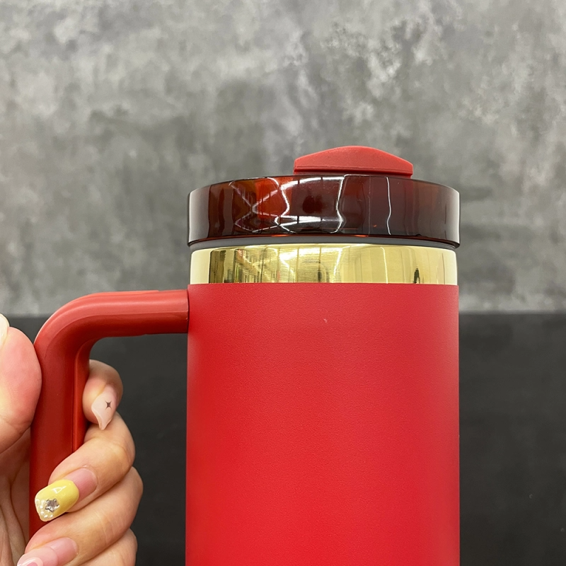 20 Pack USA Warehouse 30oz Mirror Gold Underneath Quencher Christmas Color Tumbler 30 oz Stainless Steel Cup for Laser Engraving