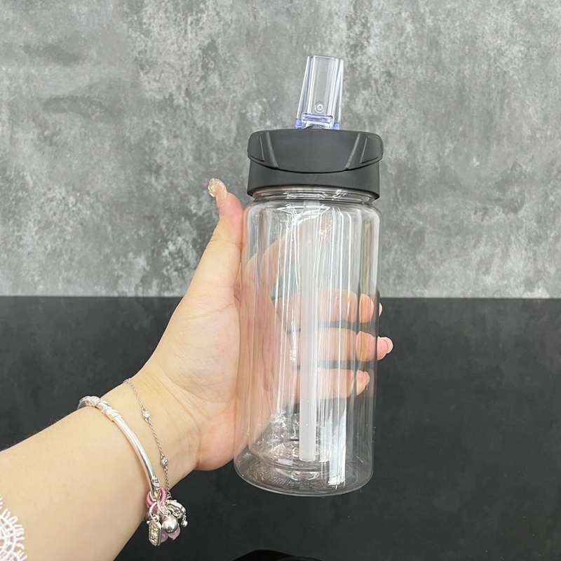 50 Pack USA Warehouse 10oz Double Walled Plastic Water Bottles For 10 oz Snow Globes Cup With Pre Drilled Hole And Plug