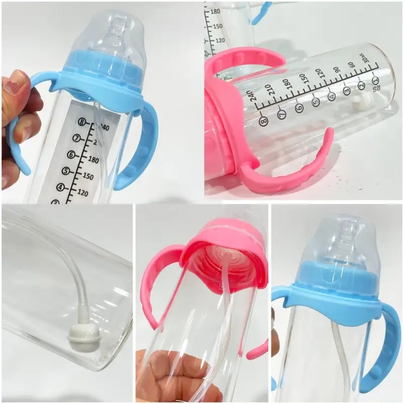 30 Pack USA Warehouse 12oz Blank Sublimation Baby Milk Bottle Glass Feeding Bottle 12 oz Water Bottle