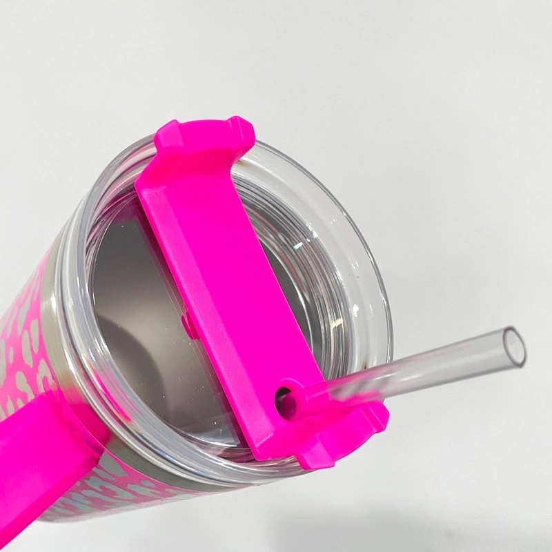 20 Pack USA Warehouse H1.0 40oz 3D Holographic Leopard Laser Travel Mug Tumbler 40 oz Stainless Steel Cup With Handle