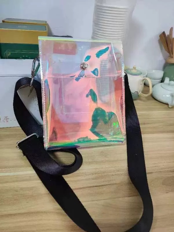 labubu V2 Chinawarehouse  15cm crossbody bag transparent （Bag only）