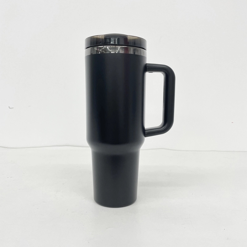 20 Pack USA Warehouse 40oz Black Plate Protour Lid Quencher Tumblers 40 oz Stainless Steel Cup for Laser Engraving