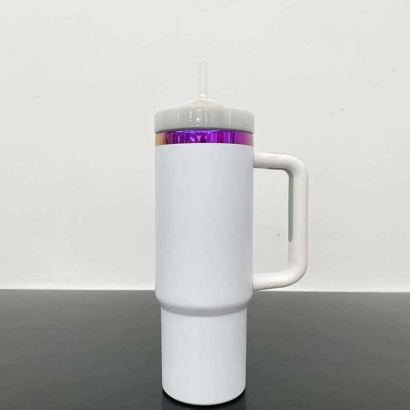 20 Pack USA Warehouse H2.0 30oz Purple Plated Underneath Powder Coated Quencher Tumblers 30 oz Stainless Steel Cup for Laser Engraving