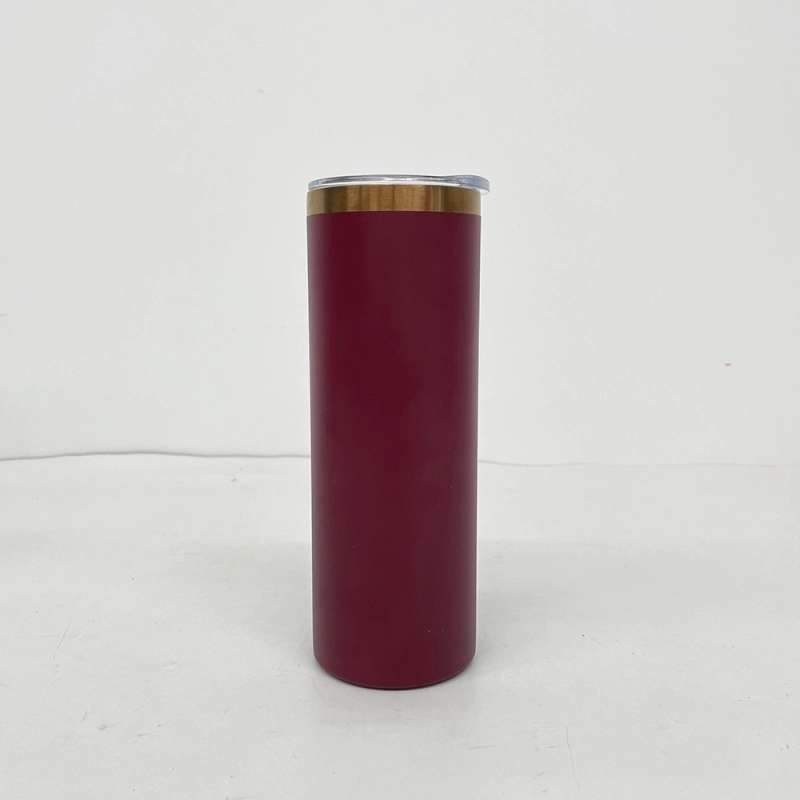 25 Pack USA Warehouse Copper Plated 20oz Straight Stainless Steel Tumbler for Laser Engraving