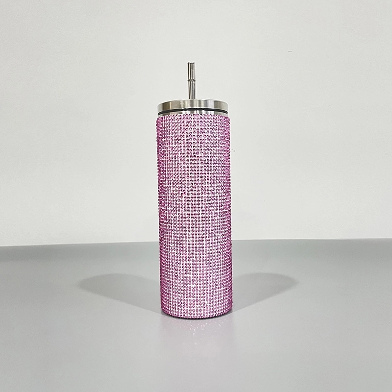 25 Pack USA Warehouse 20oz Rhinestone Bling Stainless Steel Tumblers