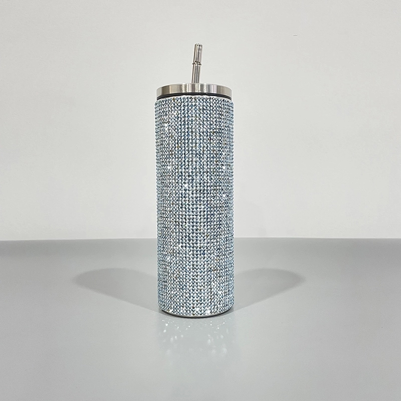 25 Pack USA Warehouse 20oz Rhinestone Bling Stainless Steel Tumblers
