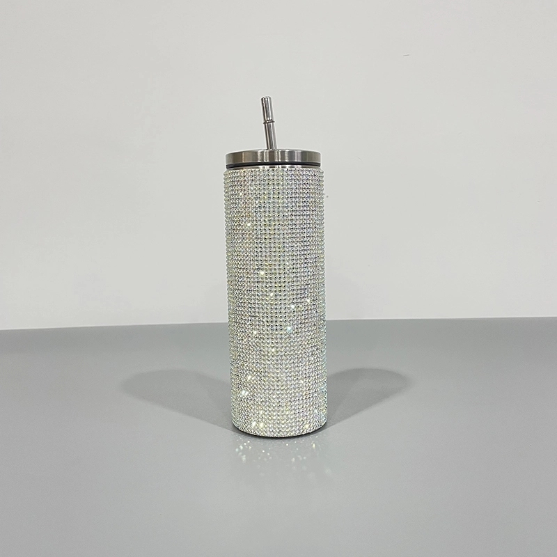 25 Pack USA Warehouse 20oz Rhinestone Bling Stainless Steel Tumblers
