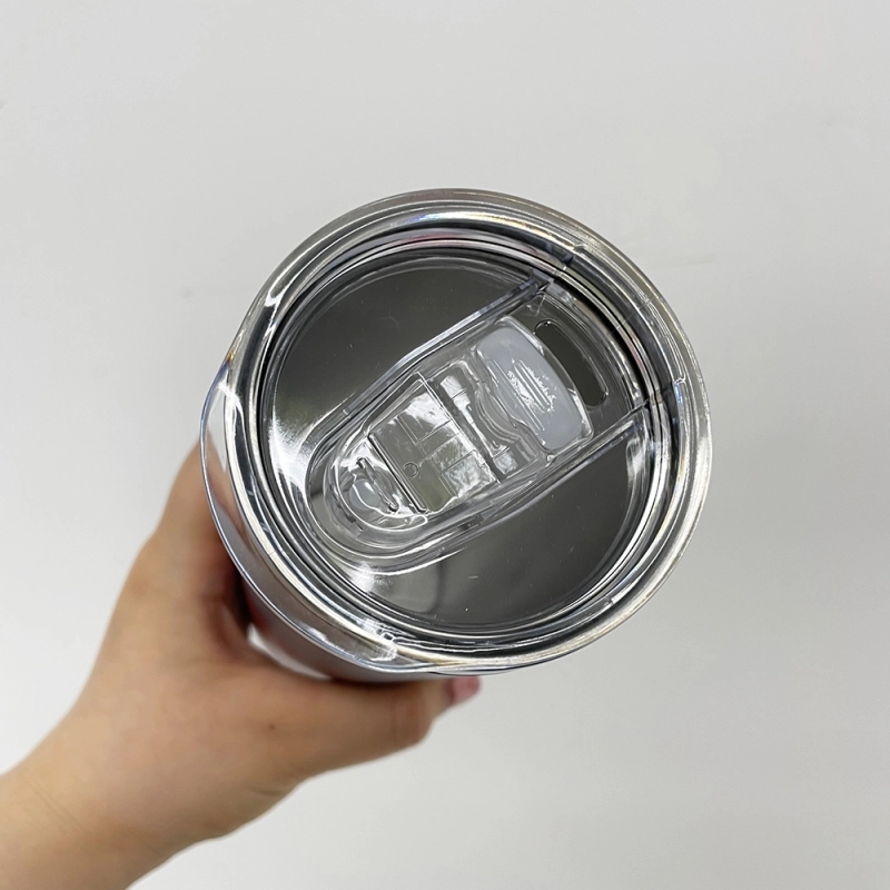 25 Pack USA Warehouse Mirror Blue Plated Underneath 20oz Straight Stainless Steel Tumbler for Laser Engraving