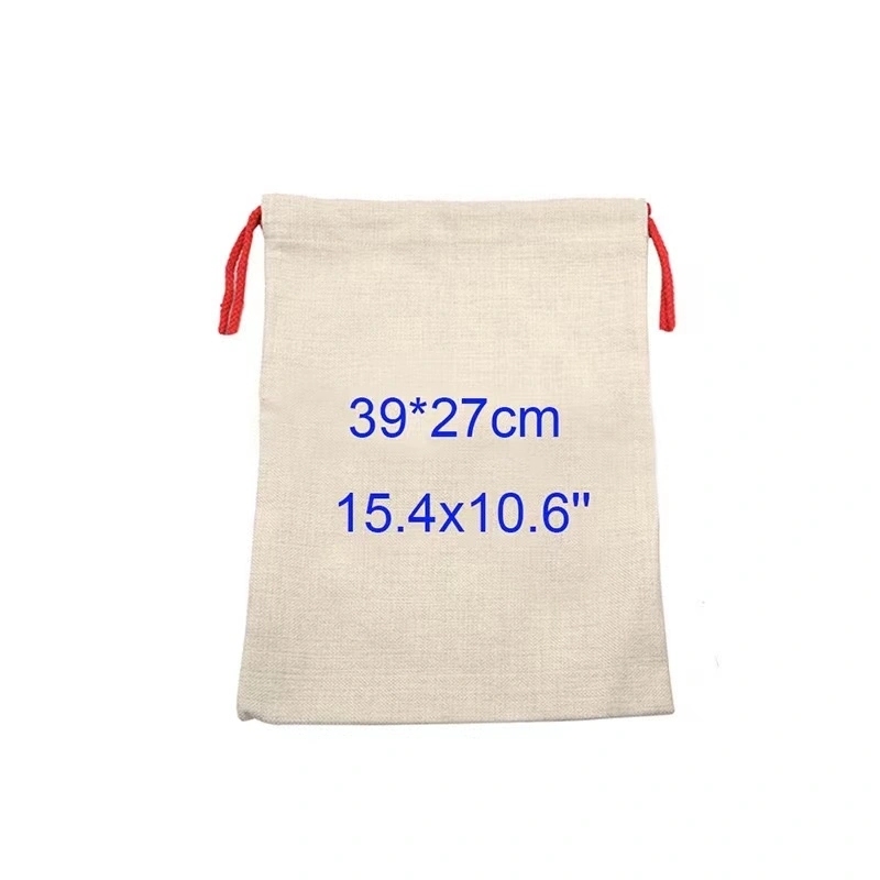 15.4*10.6 inch Sublimation Santa Bags Shipped From China By Express