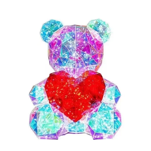 Valentine's Day Flower Bear Ornaments Gift Hot Sale Items Shipped From China