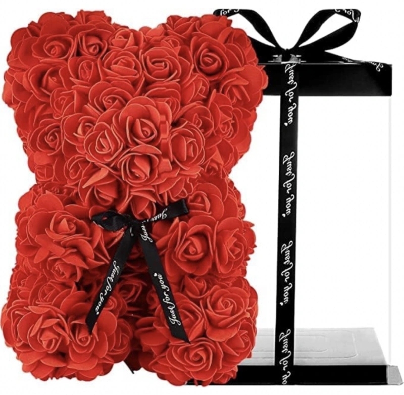 Valentine's Day Flower Bear Ornaments Gift Hot Sale Items Shipped From China