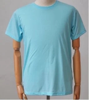 100% Polyester Sublimation Gradient Color T shirt Shipped From China