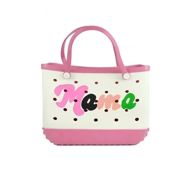 Medium/Large Size EVA Beach Bag With Patterns Shipped From China Warehouse