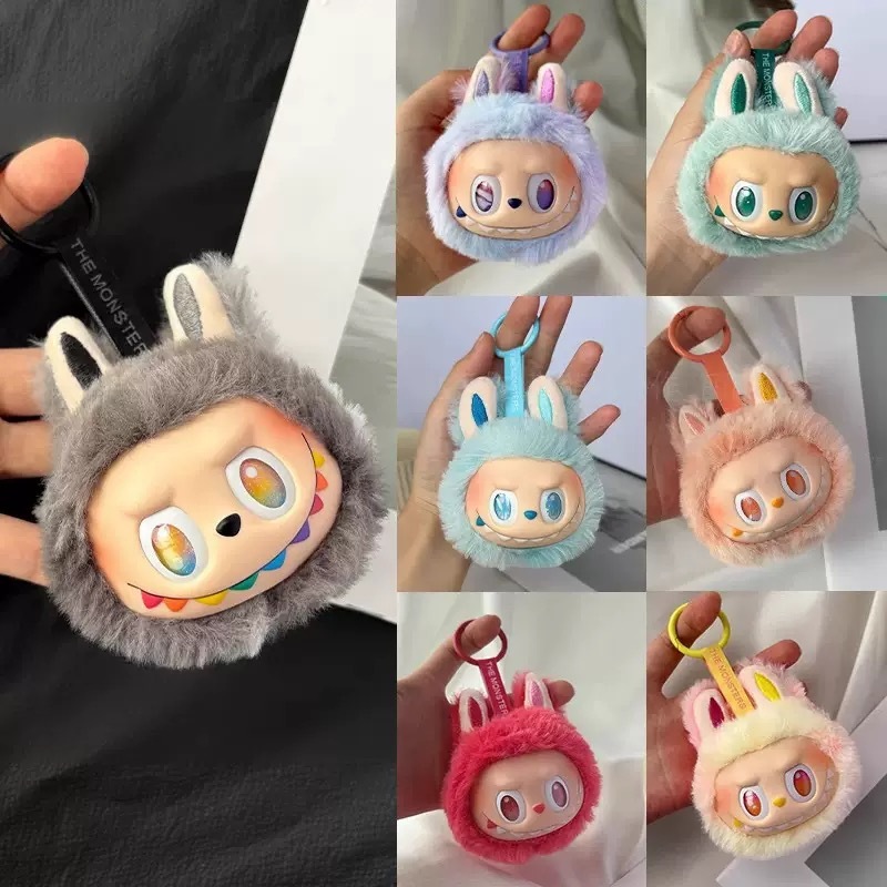 10cm labubu keychain，only face