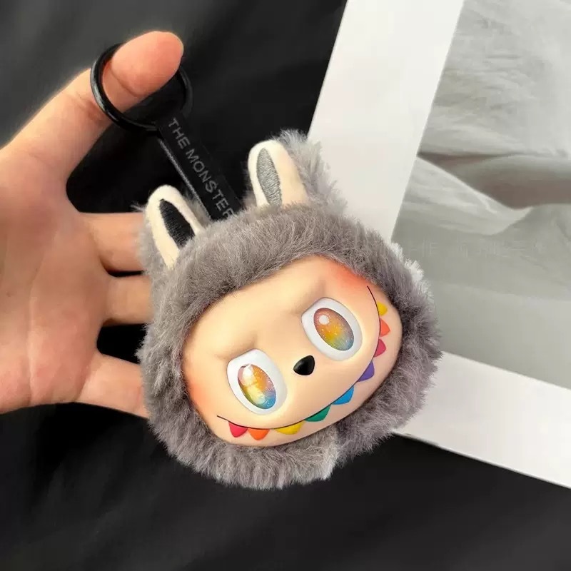 10cm labubu keychain，only face
