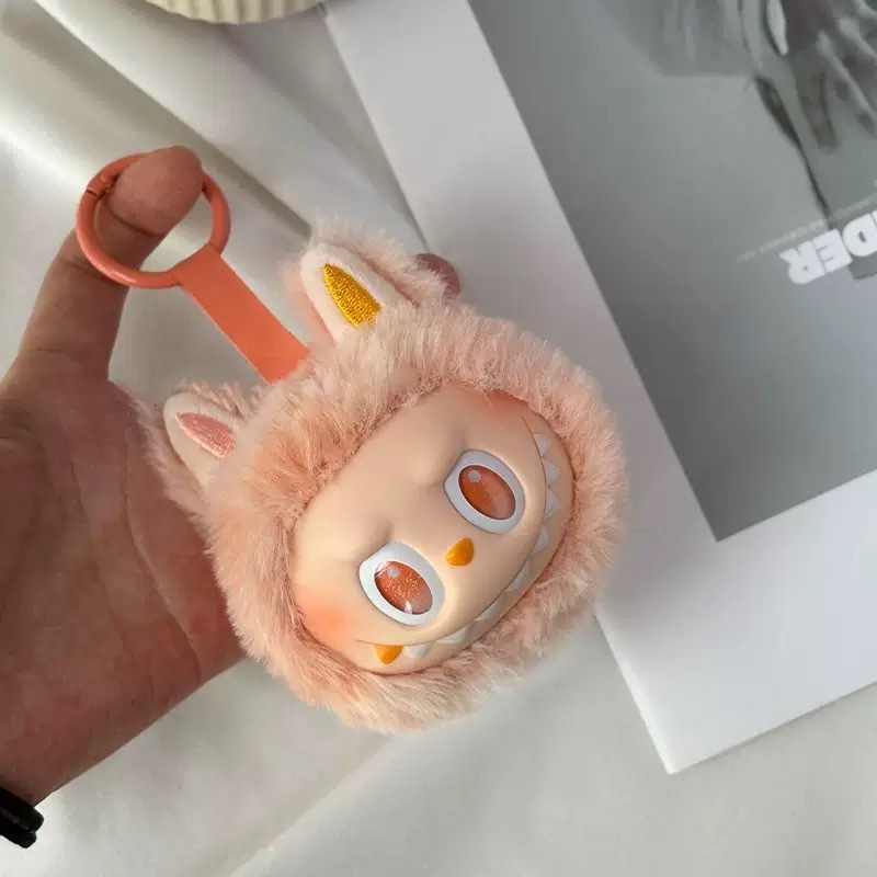 10cm labubu keychain，only face