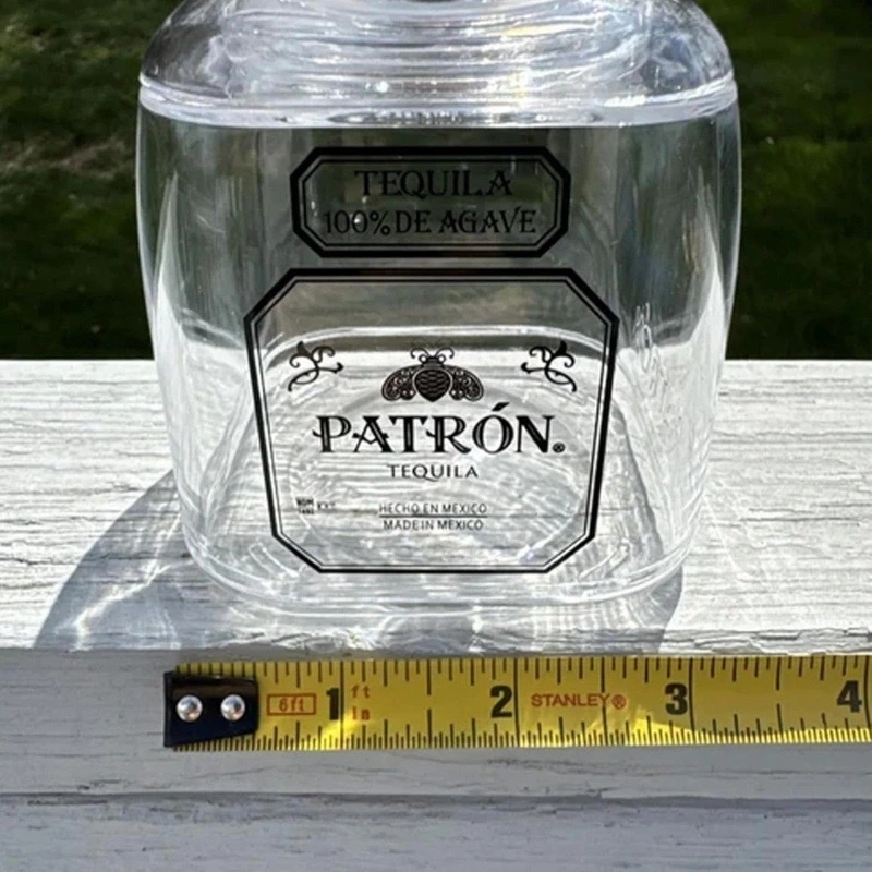 375ml Reusable Mini Patron Tequila Bottles With Straws Shipped From China
