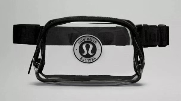 LULU Clear Belt Bags Shipped From China By Air