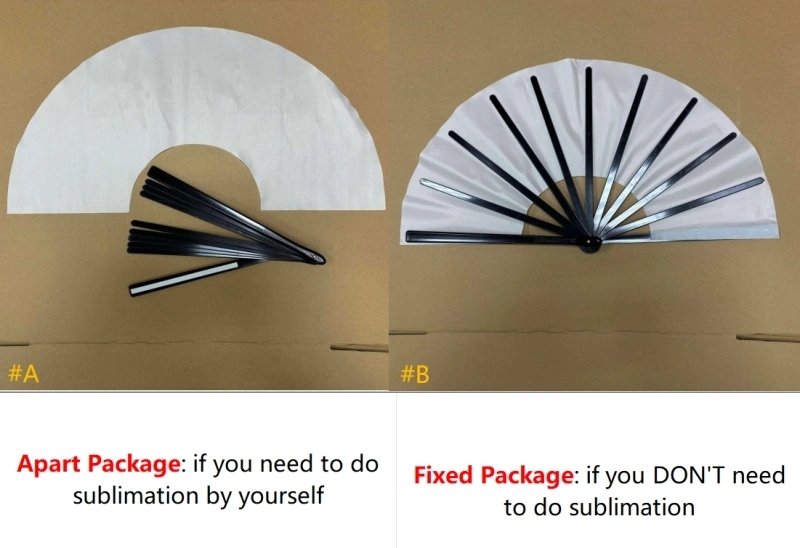 Different Colors Sublimation Clacking Fans Shipped From China