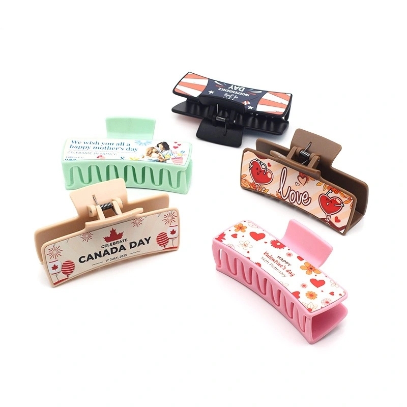 Different Colors Sublimation Hair Clips Shipped From China By Air