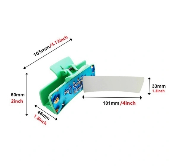 Different Colors Sublimation Hair Clips Shipped From China By Air
